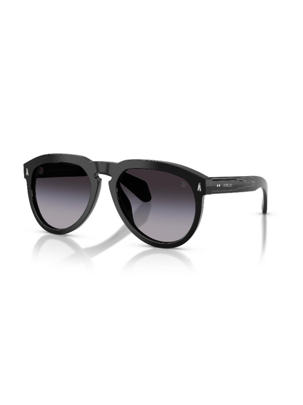 New Moncler Unisex Sunglasses Black Grey Lens Acetate Frame ME6020U ISOPLETH 56